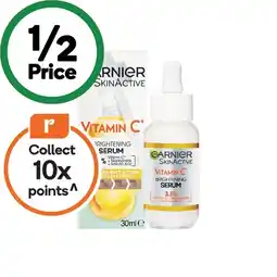 Woolworths Garnier Skin Active Vitamin C Brightening Serum 30ml offer