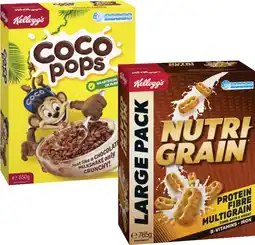 Coles Kellogg's Nutri Grain Cereal 765g or Coco Pops 650g offer