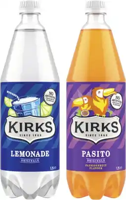 Coles Kirks Soft Drink 1.25 Litre offer
