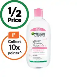 Woolworths Garnier Skin Active Micellar Cleansing Water All-In-1 offer