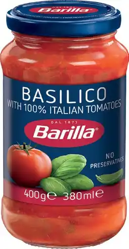 Coles Barilla Pasta Sauce 400g offer