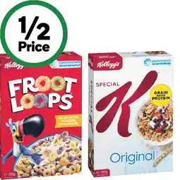 Woolworths Kellogg’s Froot Loops 285g or Special K offer