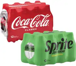 Coles Coca-Cola, Fanta or Sprite Soft Drink 12x300mL offer