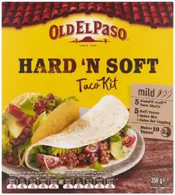 Coles Old El Paso Hard 'N Soft Taco Kit 350g offer