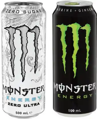 Coles Monster Energy Drink 500mL offer