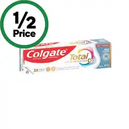 Woolworths Colgate Total Active Prevention Deep Clean Toothpaste offer