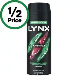 Woolworths Lynx Deodorant Body Spray 48h offer