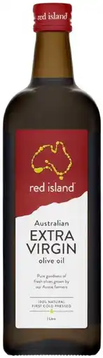 Coles Red Island Extra Virgin Olive Oil 1 Litre offer