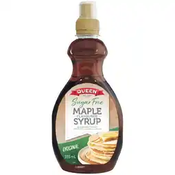 Woolworths Queen Sugar Free Maple Flavoured Syrup offer