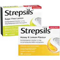 Woolworths Strepsils Lozenges Pk 36 offer