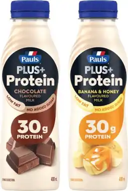 Coles NEW Pauls Plus+ Protein No Added Sugar Milk 400mL offer