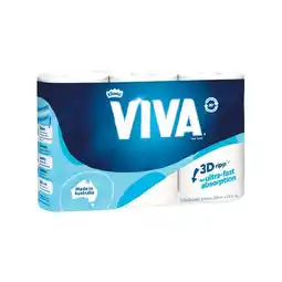 Woolworths Viva Paper Towel Pk 3 offer