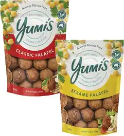 Coles Yumi's Falafel Balls 220g-250g offer