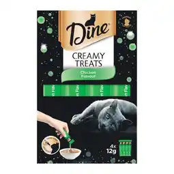 Woolworths Dine Creamy Cat Treats Pk 4 x 12g offer