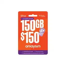 Woolworths amaysim $150 Starter Pack§ offer