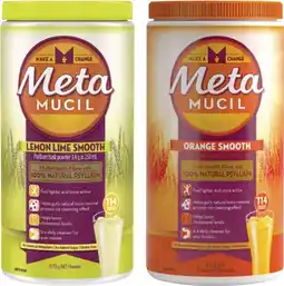 Coles Metamucil Daily Fibre Supplement 114 Doses 673g^ offer