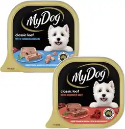 Coles My Dog Dog Food Tray 100g offer