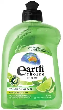 Coles Earth Choice Dishwashing Liquid 500mL offer