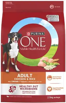 Coles Purina One Dry Dog Food 2.5kg offer