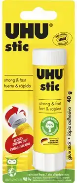 Coles Uhu White Glue Stic 40g offer