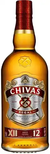 Coles Chivas Regal 12YO Scotch Whisky 700mL offer