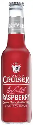 Coles Vodka Cruiser Mixed Bottles 10x275mL offer