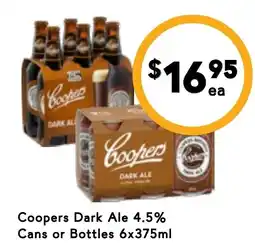 Drakes Coopers Dark Ale 4.5% offer