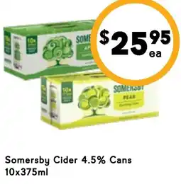 Drakes Somersby Cider offer