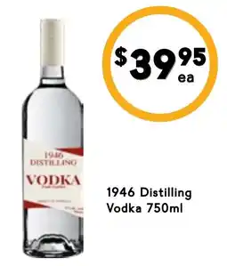 Drakes 1946 distilling vodka offer