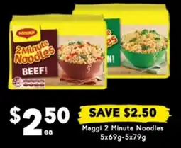 Drakes Maggi 2 minute noodles offer