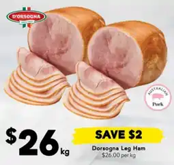 Drakes Dorsogna leg ham offer
