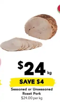 Drakes Seasoned or unseasoned roast pork offer