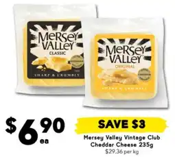 Drakes Mersey valley vintage club cheddar cheese offer