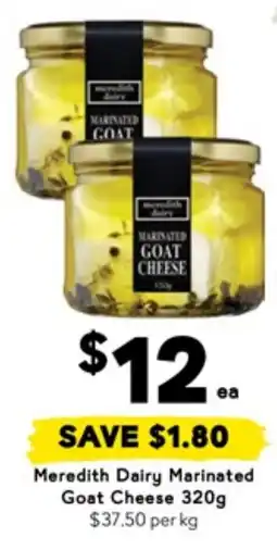Drakes Meredith dairy marinated goat cheese offer