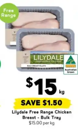 Drakes Lilydale free range chicken breast bulk tray offer