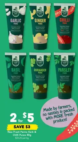 Drakes New fresh farms herb & chilli puree offer