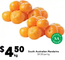 Drakes South australian mandarins offer