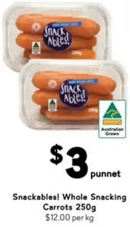 Drakes Snackables! whole snacking carrots offer
