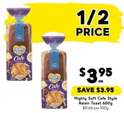 Drakes Mighty soft cafe style raisin toast offer