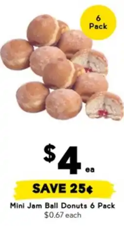 Drakes Mini Jam Ball Donuts 6 Pack offer