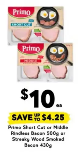 Drakes Rindless bacon or streaky wood smoked bacon offer