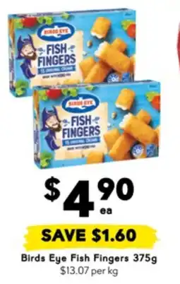 Drakes Birds eye fish fingers offer
