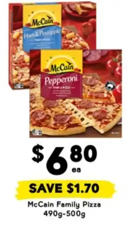 Drakes Mccain family pizza offer