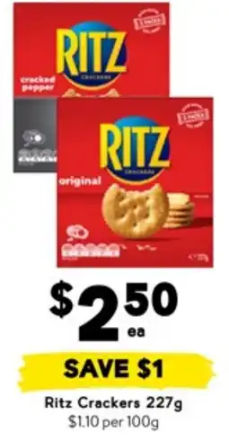 Drakes Ritz crackers offer