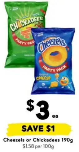 Drakes Cheezels or Chickadees offer