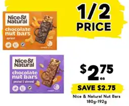 Drakes Nice & natural nut bars offer