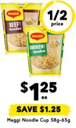 Drakes Maggi noodle cup offer