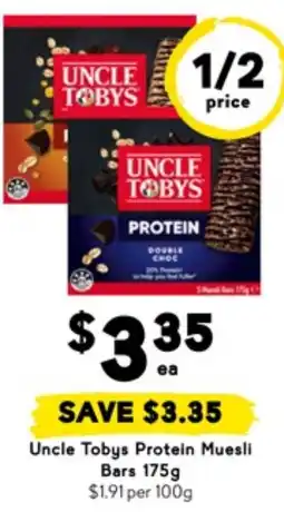 Drakes Uncle tobys protein muesli bars offer