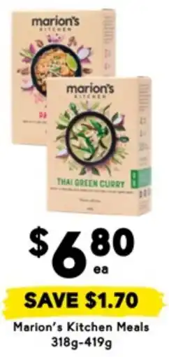 Drakes Marion's Kitchen Meals offer