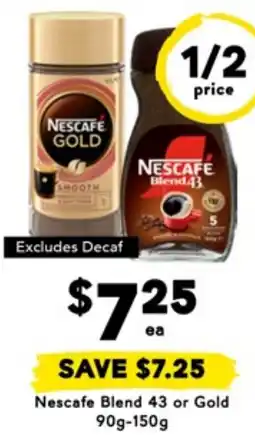 Drakes Nescafe blend 43 or gold offer